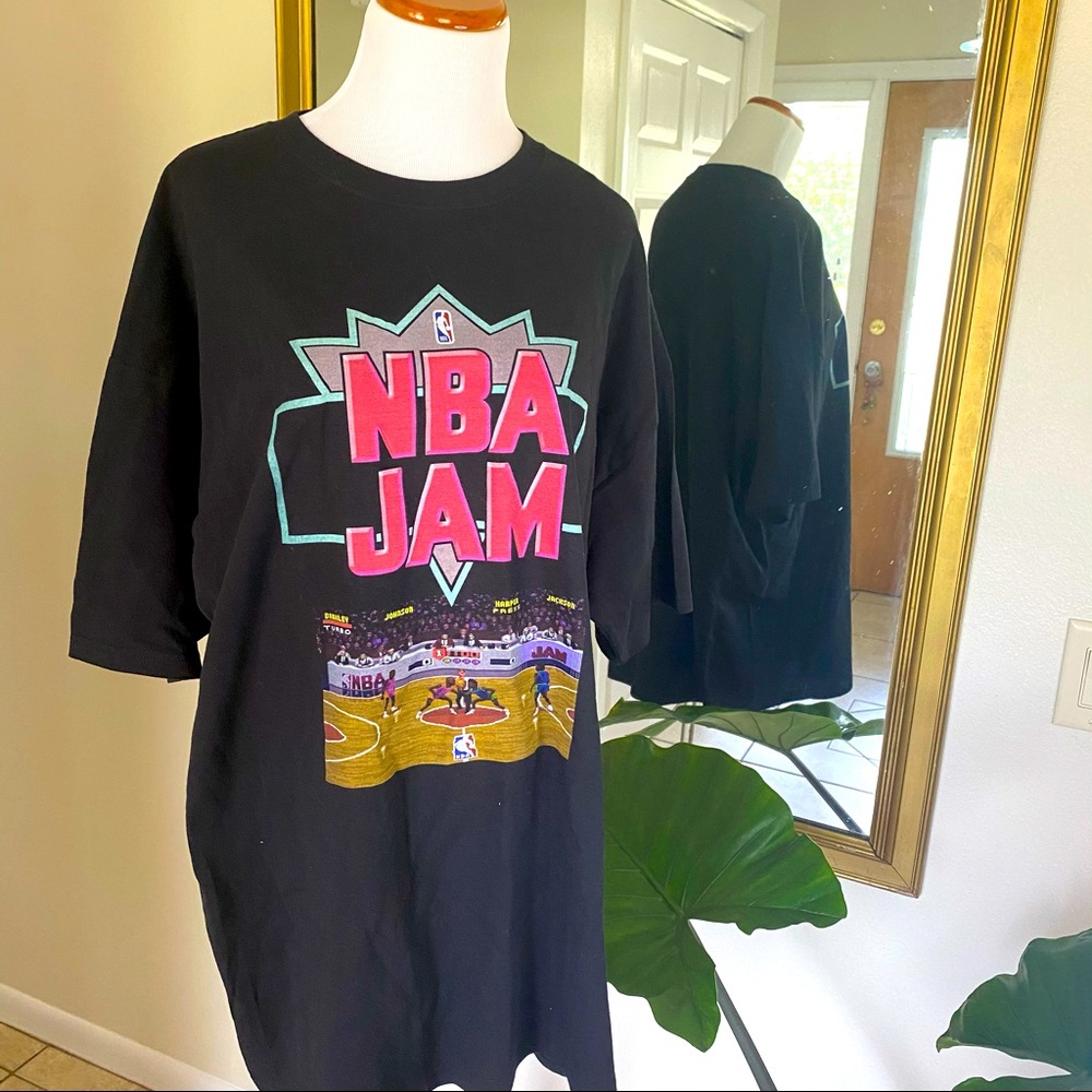 Retro NBA JAM Vintage Look Graphic Shirt 2XL